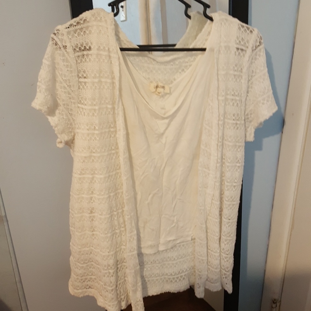 Blouse w/ sweater